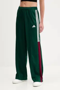 adidas pantaloni de trening Tiro culoarea verde, uni, JW6812 imagine