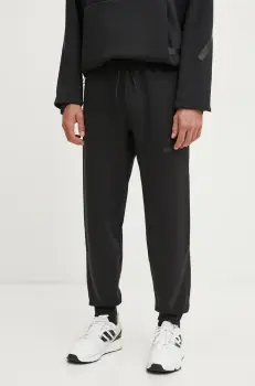 adidas pantaloni de trening ZNE culoarea negru, neted, JD9599 imagine