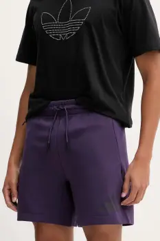 adidas pantaloni scurti adidas x Z.N.E culoarea violet, JW4747 imagine