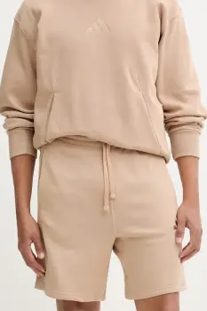 adidas pantaloni scurti All SZN culoarea bej, JX5106 imagine