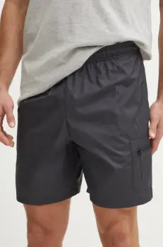 adidas pantaloni scurti City Escape barbati, culoarea negru, JF3282 imagine