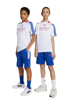 adidas pantaloni scurti copii cu imprimeu, talie reglabila, JW5095 imagine