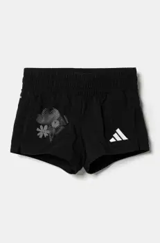 adidas pantaloni scurti copii culoarea negru, cu imprimeu, JI6099 imagine