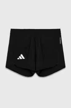 adidas pantaloni scurti copii culoarea negru, cu imprimeu, talie reglabila imagine