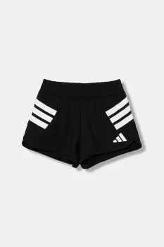 adidas pantaloni scurti copii culoarea negru, cu imprimeu, talie reglabila, JJ0980 imagine