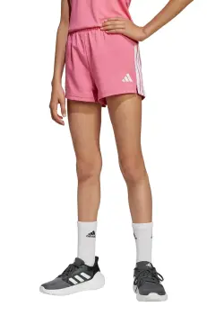 adidas pantaloni scurti copii culoarea roz, cu imprimeu, talie reglabila, JJ5039 imagine