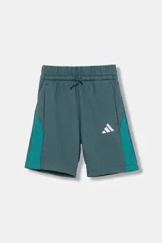 adidas pantaloni scurti copii culoarea verde, cu imprimeu, talie reglabila, JM1626 imagine