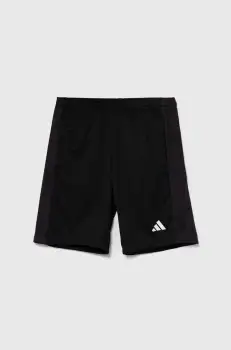 adidas pantaloni scurti copii J TR-ES SH culoarea negru, neted, talie reglabila, IV9578 imagine