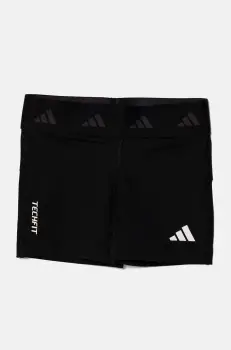 adidas pantaloni scurti copii JG TF SH LEG culoarea negru, cu imprimeu, JF3747 imagine