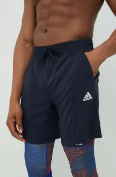 Adidas pantaloni scurti de antrenament Chelsea barbati, culoarea albastru marin imagine