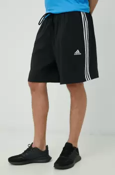 adidas pantaloni scurti de antrenament Essentials Chelsea barbati, culoarea negru imagine
