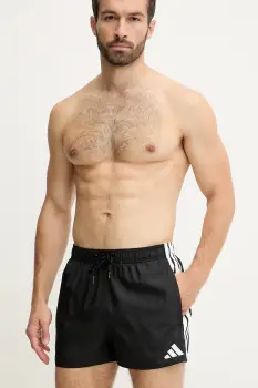 adidas pantaloni scurti de baie 3S BLD SH 3IN culoarea negru, JG1031 imagine