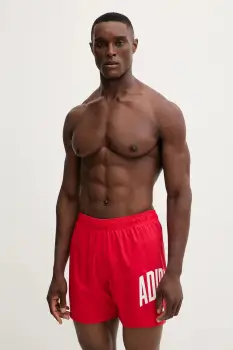adidas pantaloni scurti de baie COLLGT SH 5IN culoarea rosu, JX2661 imagine