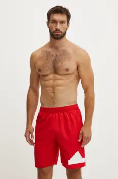 adidas pantaloni scurti de baie culoarea rosu, IX9800 imagine