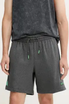 adidas pantaloni scurti din bumbac x Mercedes culoarea gri, JZ2213 imagine