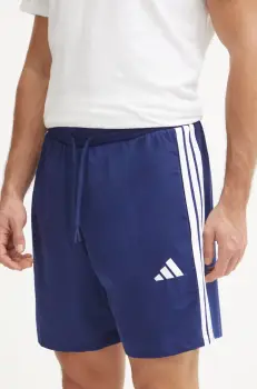 adidas pantaloni scurti Essentials barbati, culoarea albastru marin, JF3679 imagine