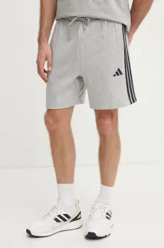 adidas pantaloni scurti Essentials barbati, culoarea gri, melanj, JE6419 imagine