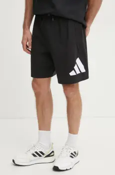 adidas pantaloni scurti Essentials barbati, culoarea negru, IS6909 imagine