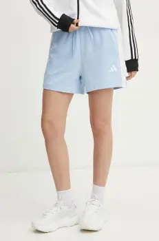 adidas pantaloni scurti Essentials femei, cu imprimeu, high waist, JD0911 imagine