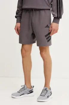 adidas pantaloni scurti Future Icons barbati, culoarea violet, JD4881 imagine