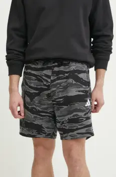 adidas pantaloni scurti Sea Camo barbati, culoarea negru, JD8076 imagine