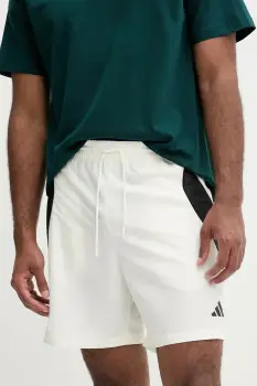 adidas pantaloni scurti Stadium culoarea bej, JX5624 imagine