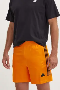 adidas pantaloni scurti Tiro barbati, culoarea portocaliu, IY4491 imagine