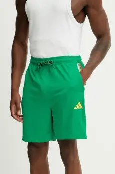adidas pantaloni scurti Tiro culoarea verde, JC8055 imagine