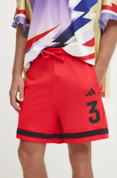 adidas pantaloni scurti US Sports barbati, culoarea rosu, JD8089 imagine