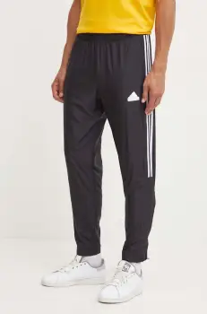 adidas pantaloni Tiro barbati, culoarea negru, cu imprimeu, IX1348 imagine