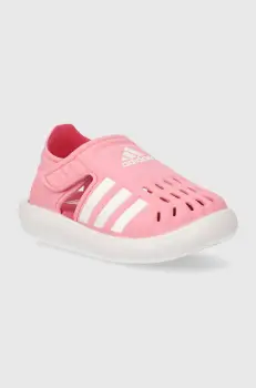 adidas pantofi de apa pentru copii WATER SANDAL I culoarea roz imagine