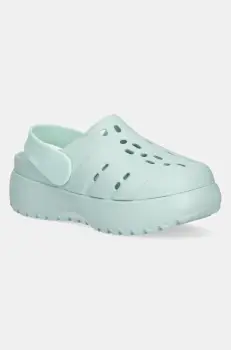 adidas papuci 0 femei, culoarea turcoaz, JR2625 imagine