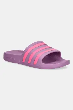 adidas papuci Adilette Aqua culoarea violet, JS4057 imagine