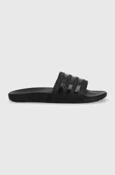 adidas papuci Adilette barbati, culoarea negru imagine