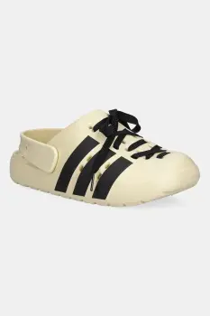 adidas papuci Adilette Clog 2.0 culoarea bej, JR4026 imagine