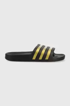 adidas papuci barbati, culoarea negru imagine