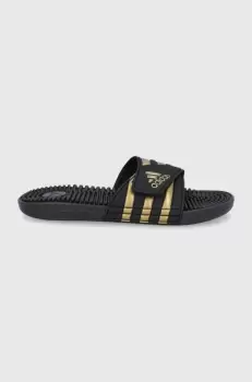 adidas papuci barbati, culoarea negru imagine