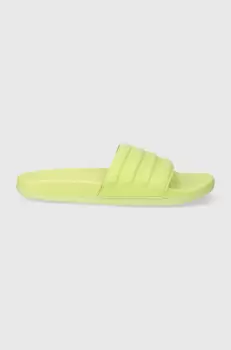adidas papuci culoarea verde imagine