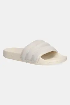 adidas papuci din piele Adilette Noshower culoarea bej, JP5191 imagine