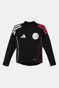 adidas Performance bluza copii AJAX culoarea negru, cu imprimeu, JP1750 imagine