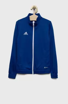 adidas Performance bluza copii culoarea albastru marin, cu imprimeu imagine