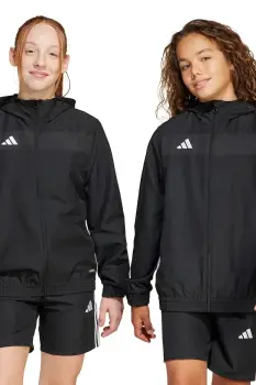 adidas Performance bluza copii culoarea negru, cu gluga, cu imprimeu, JD0629 imagine