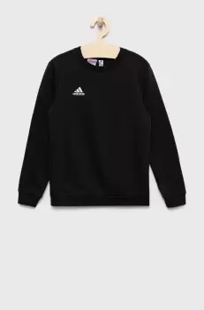 adidas Performance bluza copii culoarea negru, neted imagine