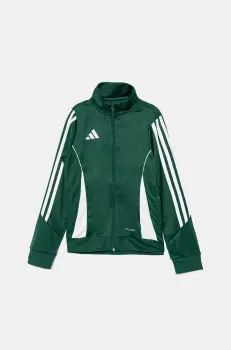 adidas Performance bluza copii culoarea verde, cu imprimeu, IR7503 imagine