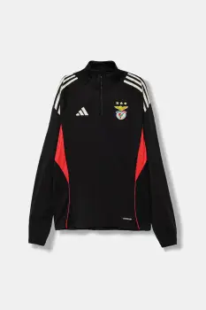 adidas Performance bluza copii SL Benfica culoarea negru, cu imprimeu, JM1217 imagine