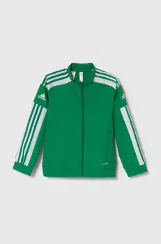 adidas Performance bluza copii SQ21 PREKT culoarea verde, modelator, GP6440 imagine