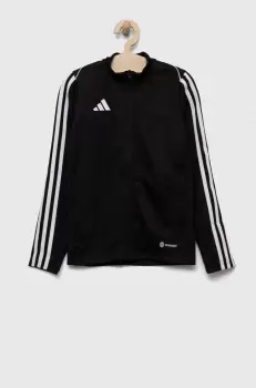 adidas Performance bluza copii TIRO23L TR JKTY culoarea negru, modelator imagine