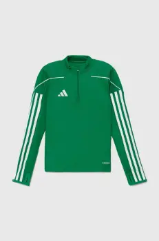 adidas Performance bluza copii TIRO23L TR TOPY culoarea verde, cu imprimeu, IB8473 imagine
