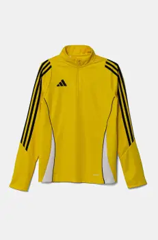 adidas Performance bluza pentru copii culoarea galben, cu imprimeu, IR9365 imagine