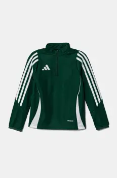 adidas Performance bluza pentru copii culoarea verde, cu imprimeu, IR9362 imagine